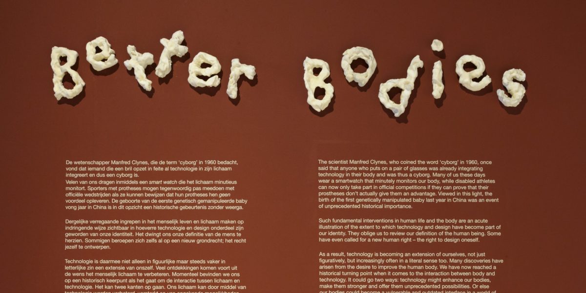 Better Bodies, letters door Bart Hess, foto door Ben Nienhuis