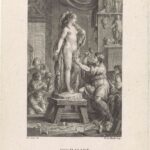 Emmanuel Jean Nepomucene de Ghendt, Pygmalion maakt een standbeeld van een vrouw, 1748-1815. Inventarisnummer RP-P-1909-41
