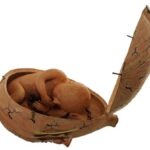 Zwangerschapsmodel, L.Th.J. Auzoux, 1875-1900. Uit de collectie van Van Leest Antiques, Utrecht