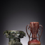 George Ohr, zonder titel, ca. 1900. Fotografie Erik & Petra Hesmerg, collectie DMDB K1998.034, K1998.033