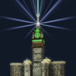 Abraj as-Sa’at (de Torens van de Klok) in Mekka, ontworpen in 2012 door Dr Mahmoud Bodo Rasch. Foto SL Rasch GmbH (3)