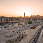 Sliding Domes voor Al-Masjid al Nabawi (de Moskee van de Profeet) in Medina, ontworpen in 1992 door Dr Mahmoud Bodo Rasch. Foto SL Rasch GmbH (5)