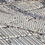 Tenten voor pelgrims in de vallei van Mina, ontworpen in 1997 door Dr Mahmoud Bodo Rasch. Foto SL Rasch GmbH (2)